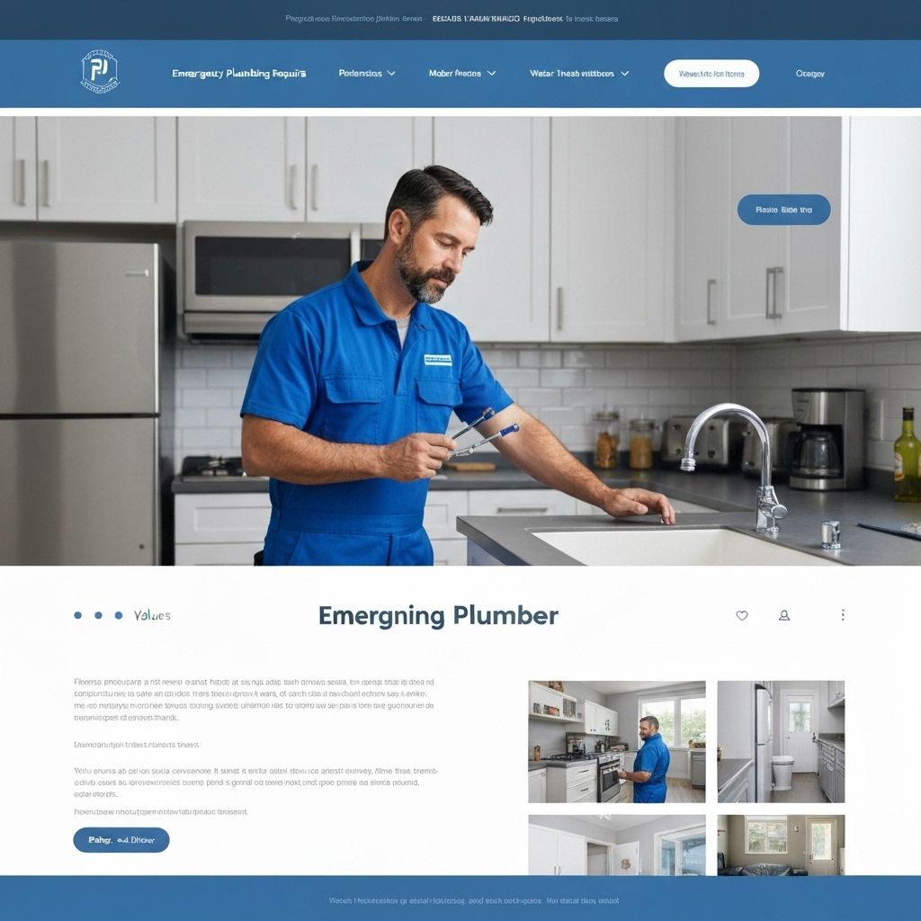 Edinburgh Plumber: 400% More Leads professional website - Before/After business in Scotland